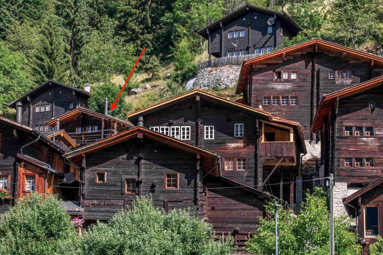 Denkmalgeschuetzter Spycher Total Renoviert Goms Extérieur photo